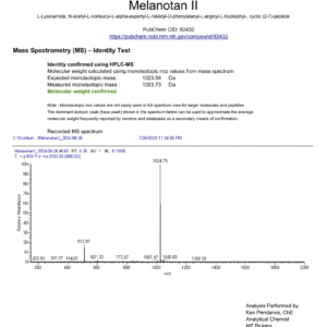 Melanotan 2 (MT-2) 10mg — α-MSH Analog Research Peptide - Image 3