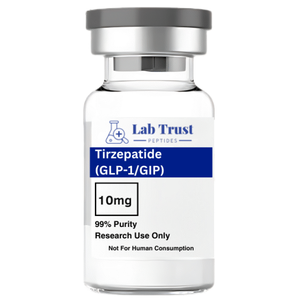 Research-grade tirzepatide peptide for GLP-1 and GIP metabolic research