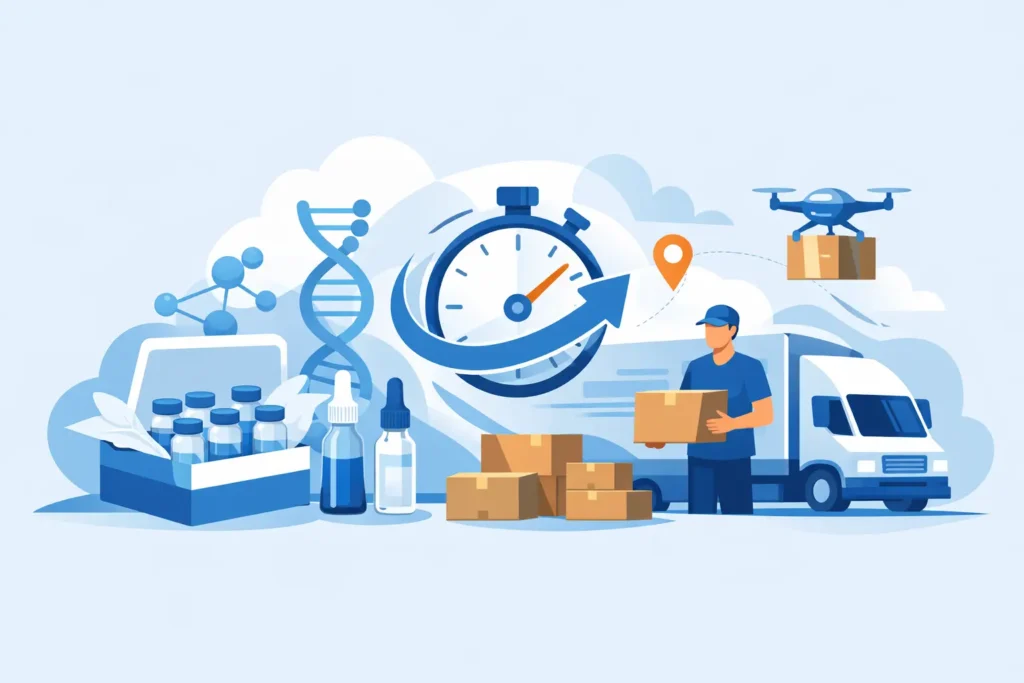 Same Day Peptide Shipping Explained