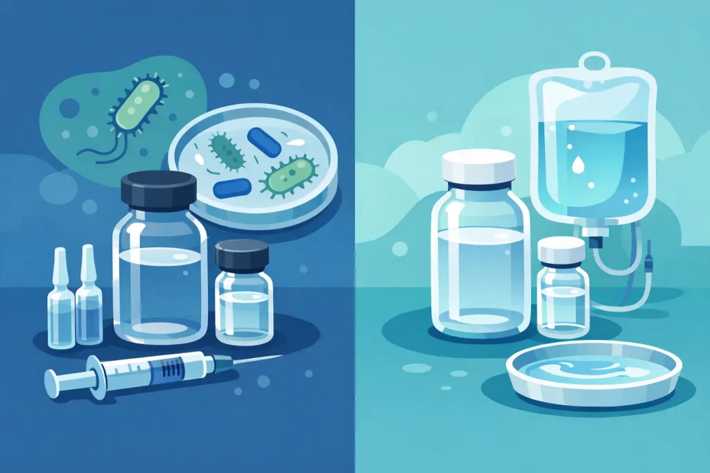 Bacteriostatic Water Versus Sterile Water