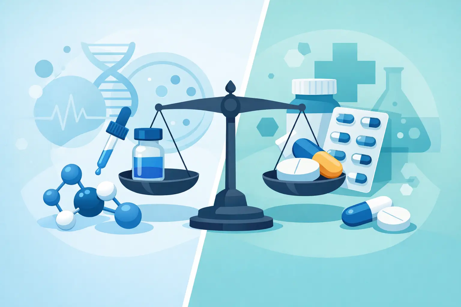 Research Peptides vs Pharma Compounds Compared